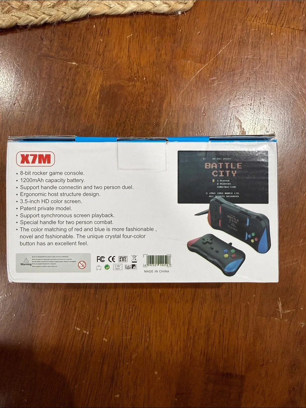 OH YOUTH Blue and Black Handheld Joystick Game Console - 500in1